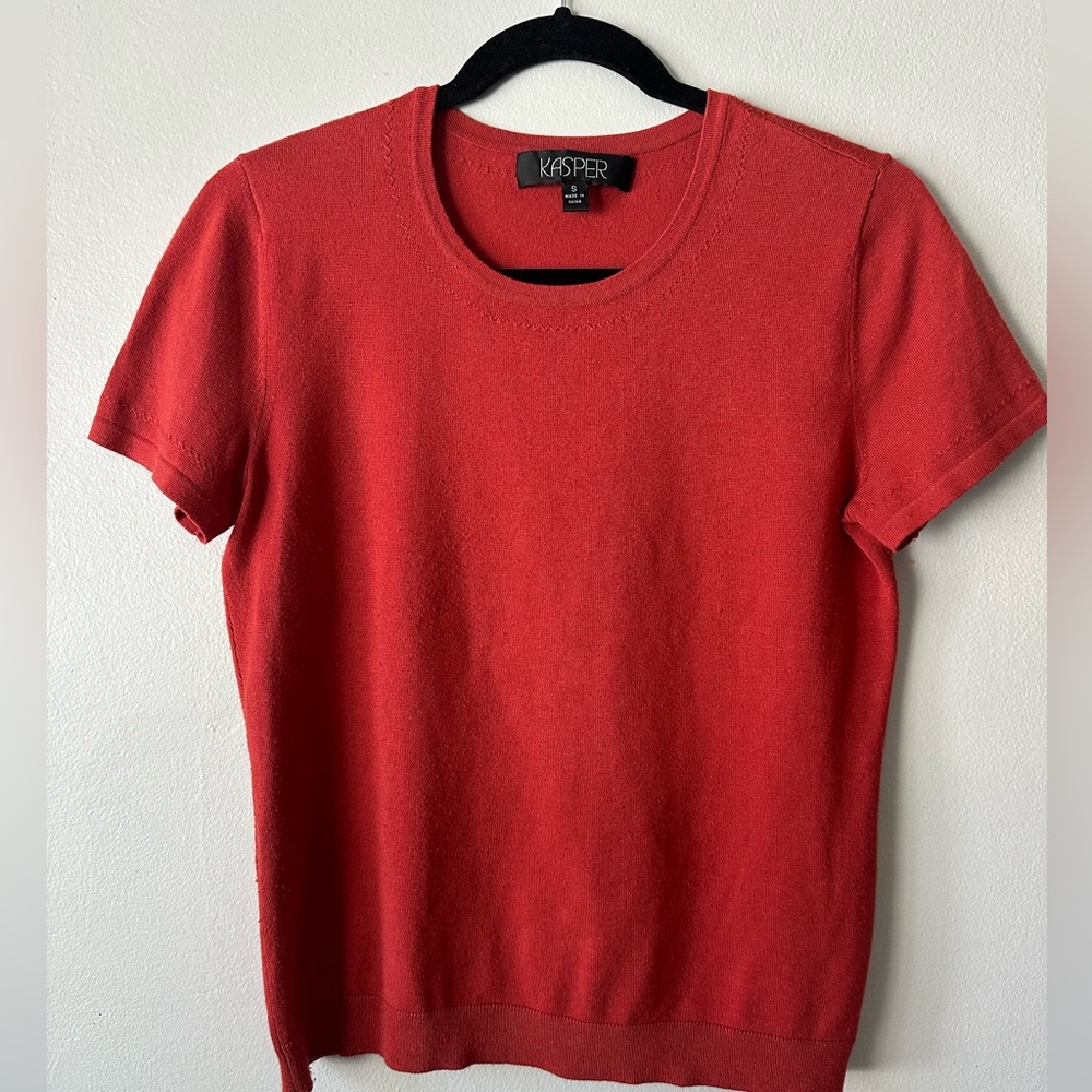 Jasper Knit Short Sleeve Top size Small